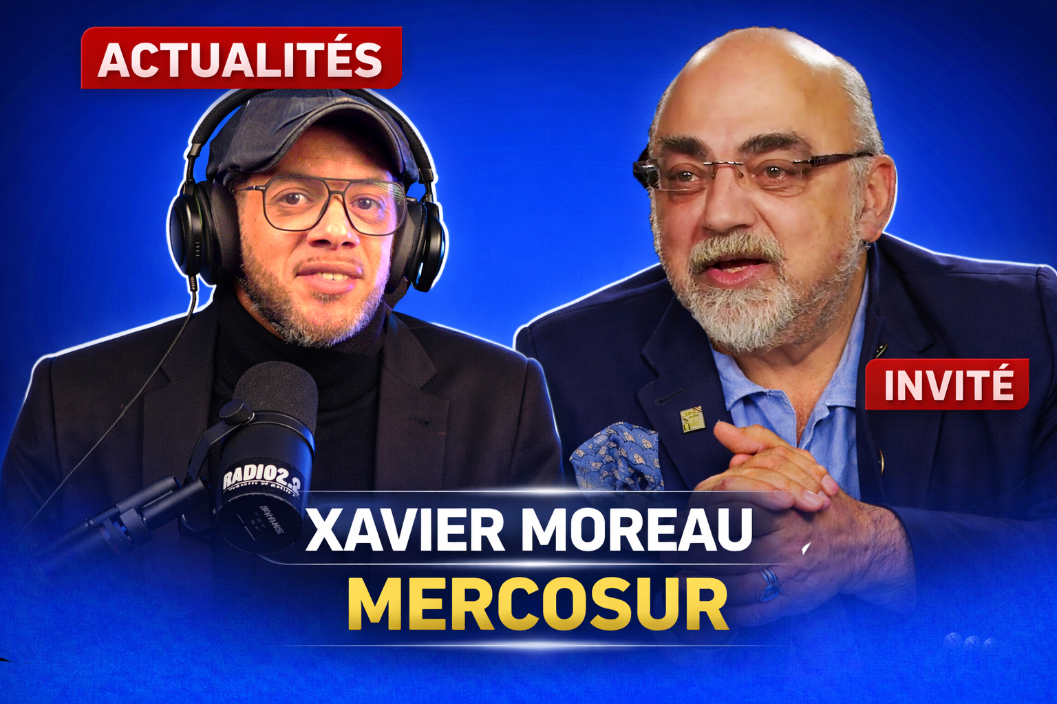 Pierre Jovanovic décrypte : les sanctions UE (Xavier Moreau et Jacques Baud), Judéo-christianisme, Mercosur…