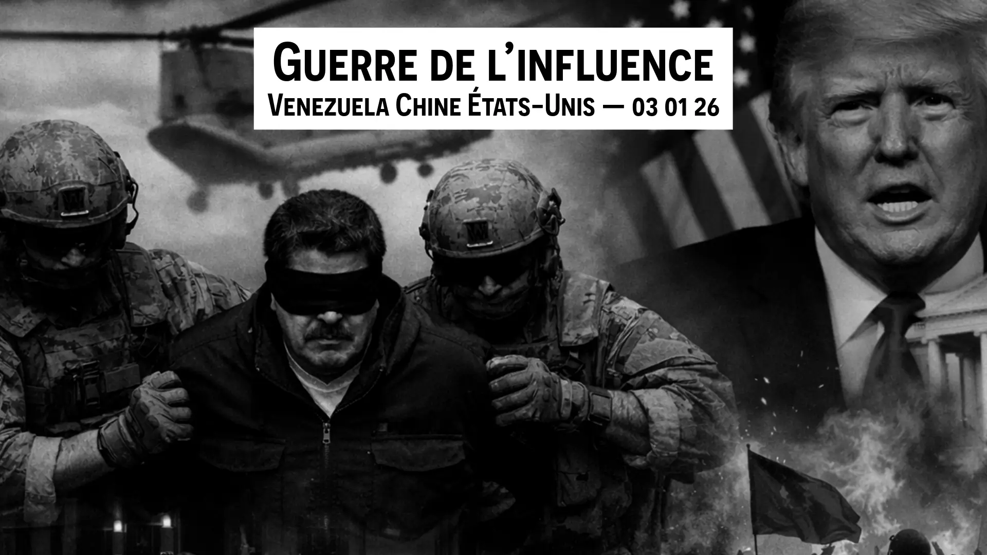 Les États-Unis partent à l’attaque du pétrole brut au Venezuela, puis en Iran.