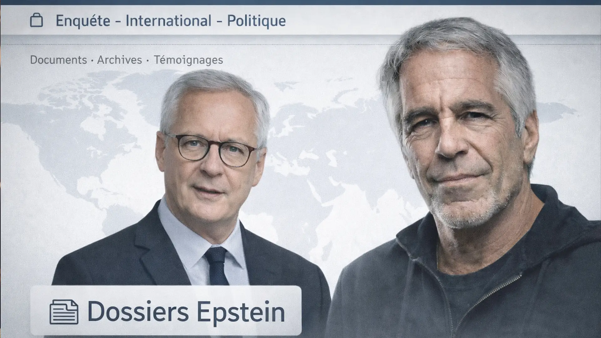Un ministre / auteur érotique dans l’orbite d’un prédateur : Bruno Le Maire cité dans les archives Epstein