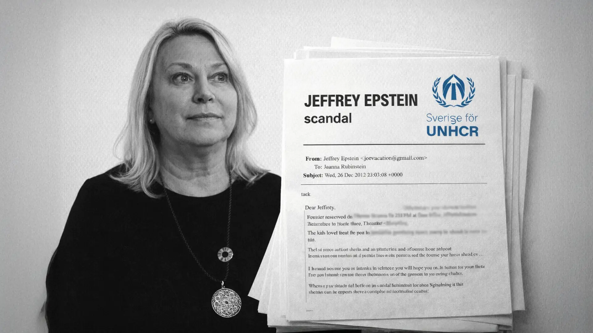 Affaire Epstein : Joanna Rubinstein, impliquée contre la violence envers les enfants, démissionne après la fuite d’e-mails
