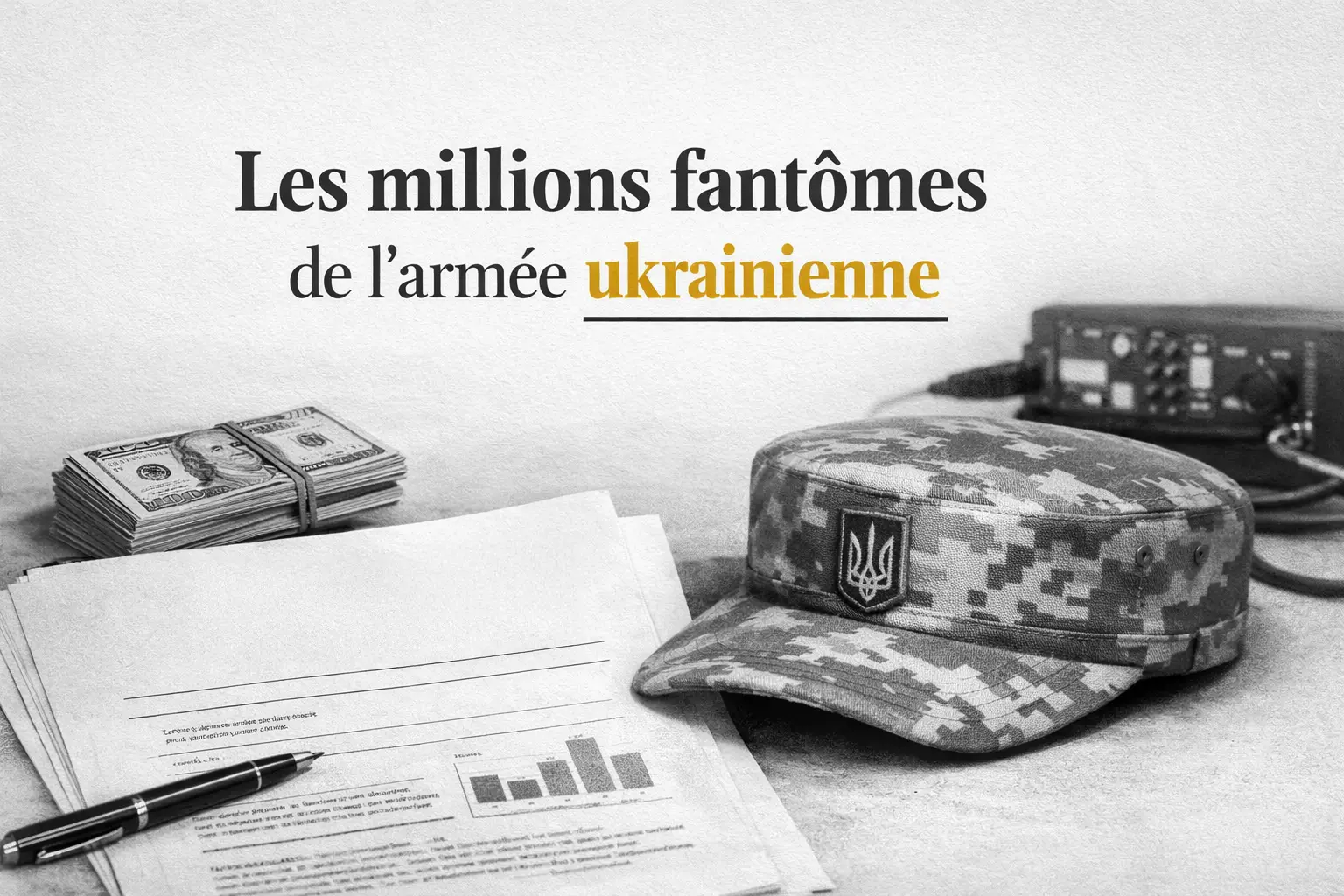 Corruption en Ukraine : Des généraux détournent 5 millions d’euros sur un projet militaire fantôme