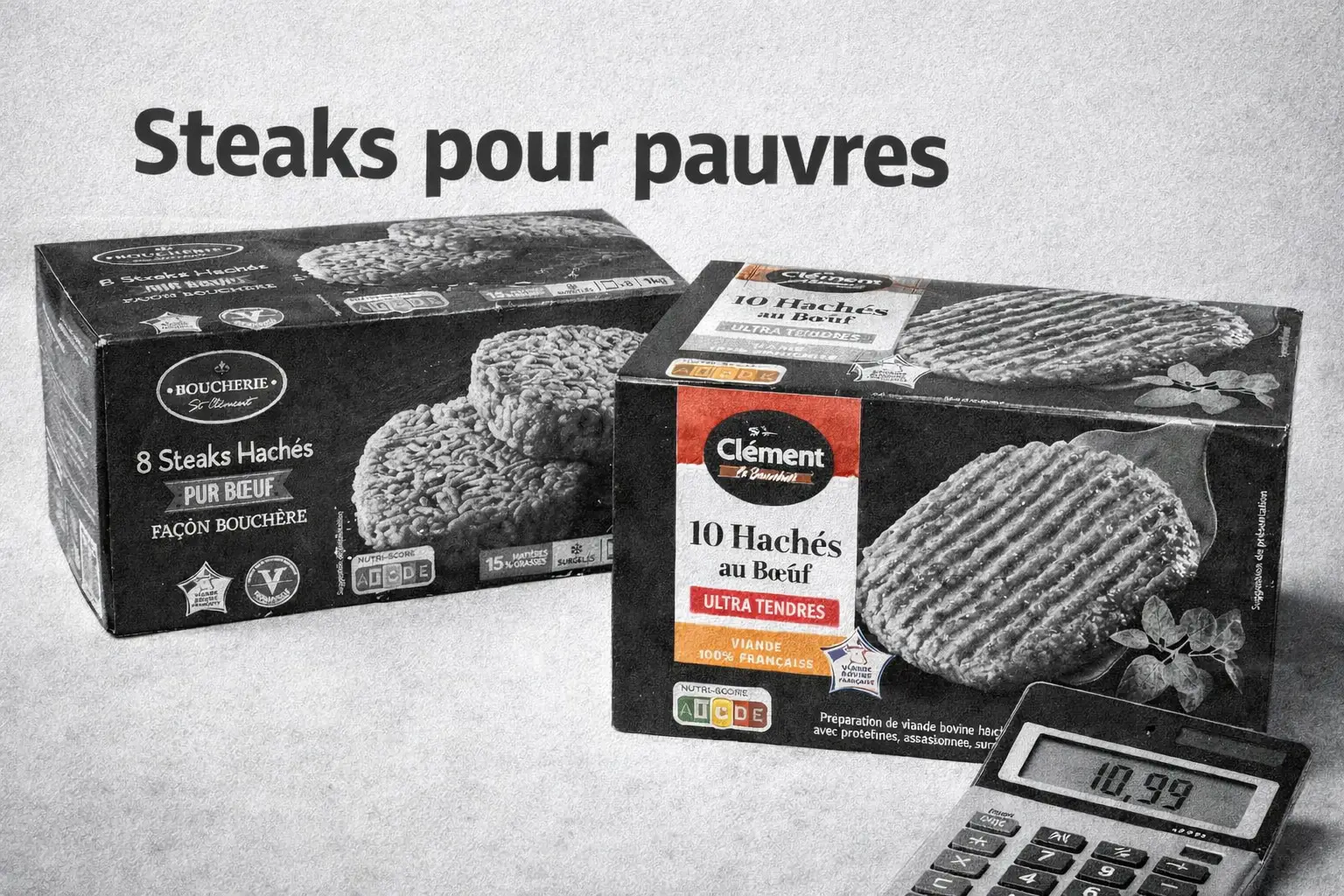 Supermarchés : ne pas confondre « bœuf haché » et « haché de bœuf »