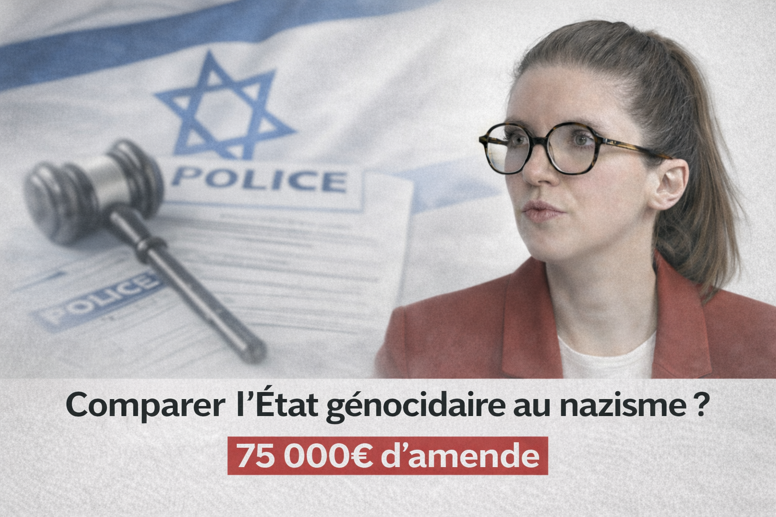Aurore Bergé l’annonce : Qualifier des Français juifs (ayant servi dans Tsahal) de « génocidaires » vous enverra en prison