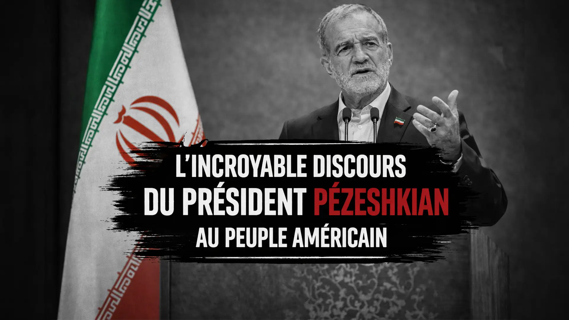 Le président Iranien, Masoud Pezeshkian, s’adresse au peuple des États-Unis d’Amérique