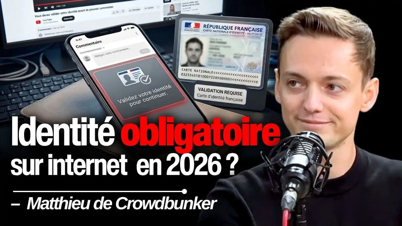Vous devrez bientôt vous identifier partout… sauf si vous faites ça ! – Matthieu de Crowdbunker