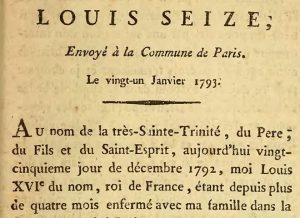 Testament Louis XVI