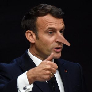Macron menteur