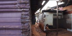Bidonville en Guyane