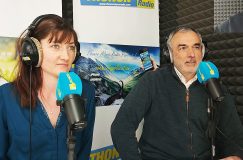 Sabrina Ancel, maire de Saint-de-Tholome et Luc Patois, maire de Marcellaz.