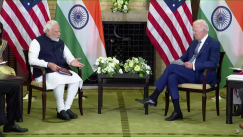 Capture écran - vidéo YouTube : PM Modi's bilateral meeting with US President Joe Biden