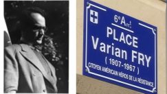 [Illus. pour article dans LCQJ, janvier 1973, "La Sierra de Teruel de Malraux": Varian Fry, qui a aidé à faire parvenir le film aux États-Unis]