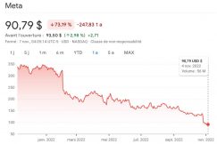Le cours de l'action Meta a continué de chuter avec une chute de 73%