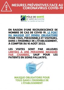 Facebook du Centre Hospitalier d'Arcachon