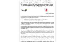 Une famille porte plainte pour tentative de corruption de mineurs lors d'une séance d'éducation sexuelle au collège Jules Ferry à Tours, réclamant l'arrêt immédiat de ces séances.